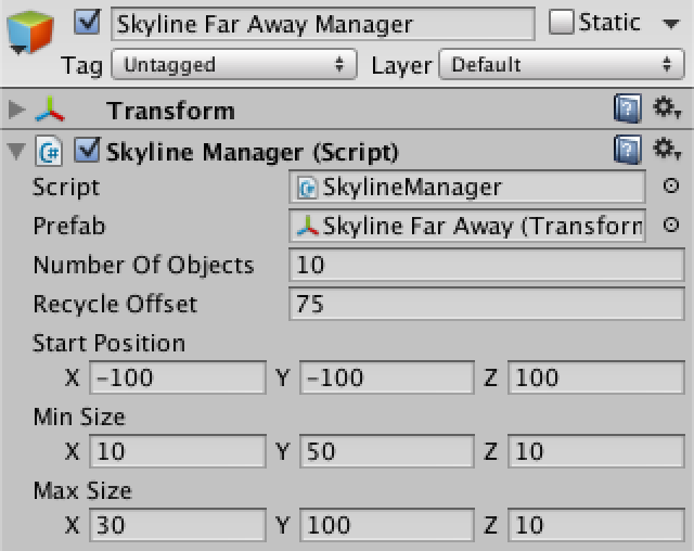 skyline far away manager